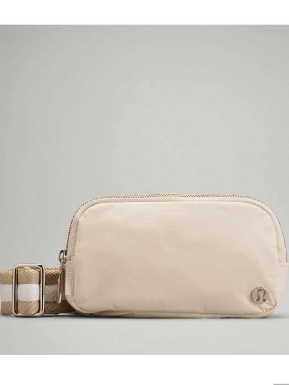 Lululemon Everywhere Crossbody Bag in White Opal/Raw Linen/ White